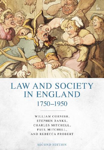 Паперова книга «Law and Society in England 1750-1950», авторів К Мітчелл, Пол Мітчелл, Ребекка Проберт - фото №1