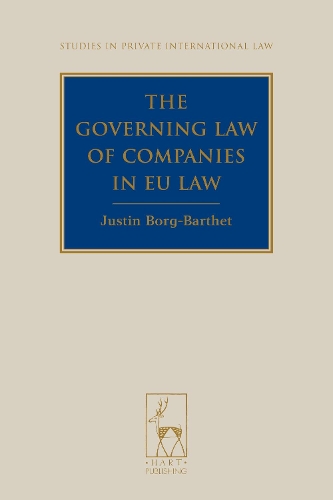 Бумажная книга «The Governing Law of Companies in EU Law», автор Джастин Борг-Барте - фото №1