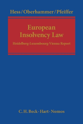 Паперова книга «European Insolvency Law: Heidelberg-Luxembourg-Vienna Report», авторів Буркхард Гесс, Пол Оберхаммер, Томас Пфайффер - фото №1