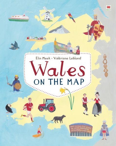 Паперова книга «Wales on the Map», автор Елін Мік - фото №1