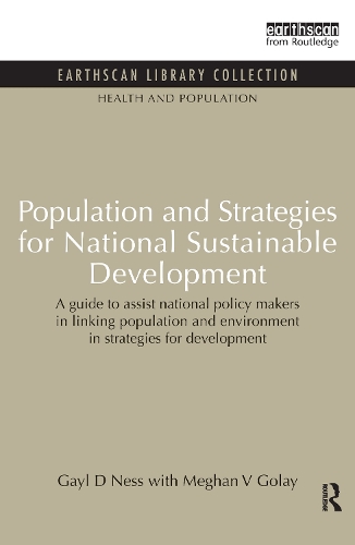 Паперова книга «Population and Strategies for National Sustainable Development», авторів Гейл Д. Несс, Меган В. Голей - фото №1