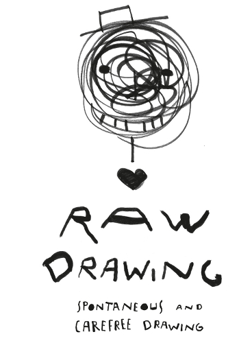 Паперова книга «Raw Drawing: spontaneous and carefree drawing», автор Алессандро Бонакорсі - фото №1