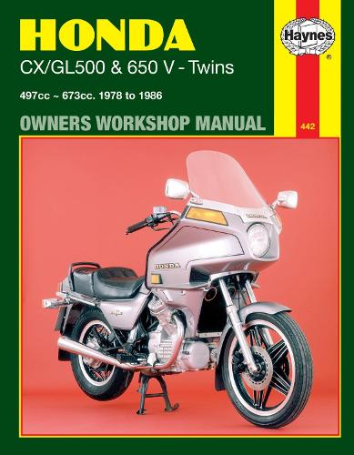 Бумажная книга «Honda CX/GL500 & 650 V-Twins (78 - 86)», автор Haynes Publishing - фото №1