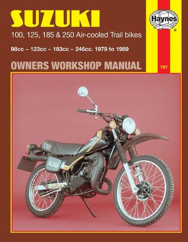 Бумажная книга «Suzuki 100, 125, 185 & 250 Air-Cooled Trail Bikes (79 - 89)», автор Haynes Publishing - фото №1