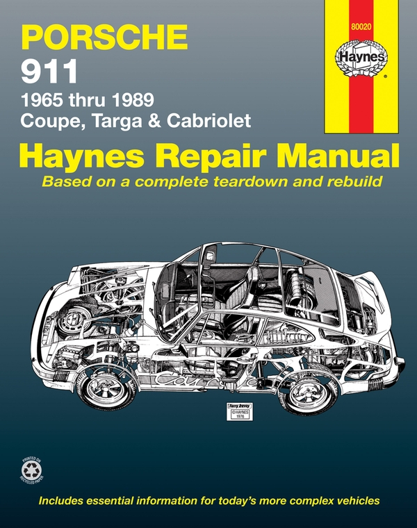 Бумажная книга «Porsche 911 (1965-1989) for Coupe, Targa & Cabriolet Haynes Repair Manual (USA)», автор Haynes Publishing - фото №1