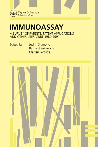 Бумажная книга «Immunoassay: A survey of patents, patent applications and other literature 1980-1991» - фото №1