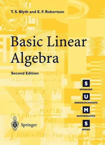 [object Object] «Basic Linear Algebra», авторов Э.Ф. Робертсон, Т.С. Блит - фото №1