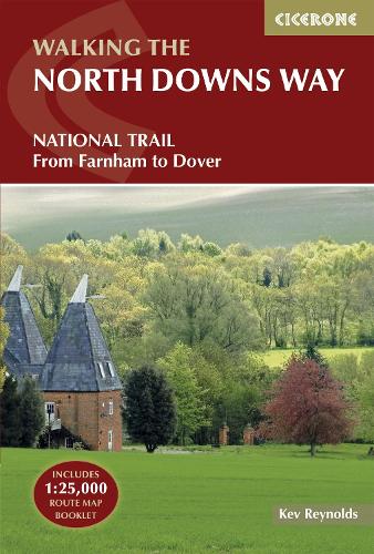 Паперова книга «The North Downs Way: National Trail from Farnham to Dover», автор Кев Рейнольдс - фото №1