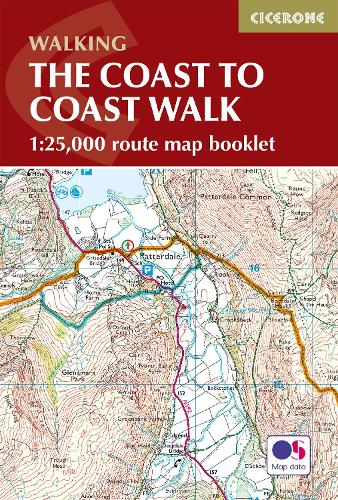 Паперова книга «The Coast to Coast Map Booklet: 1:25,000 OS Route Map Booklet», автор Террі Марш - фото №1