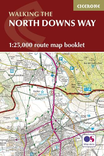 Паперова книга «North Downs Way Map Booklet», автор Кев Рейнольдс - фото №1
