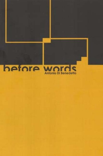 Бумажная книга «Before Words», автор Антонио Ди Бенедетто - фото №1