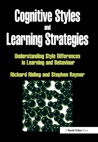 Паперова книга «Cognitive Styles and Learning Strategies: Understanding Style Differences in Learning and Behavior», авторів Річард Райдінг, Стівен Рейнер - фото №1