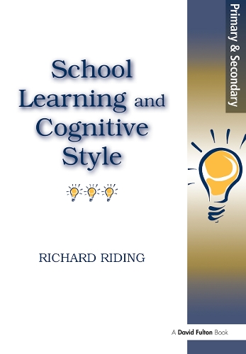 Бумажная книга «School Learning and Cognitive Styles», автор Ричард Райдинг - фото №1