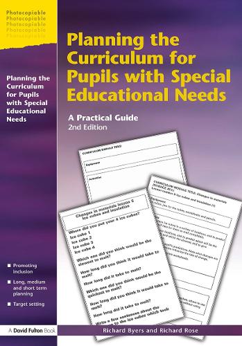 Паперова книга «Planning the Curriculum for Pupils with Special Educational Needs: A Practical Guide», авторів Річард Байєрс, Річард Роуз - фото №1