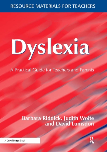 Бумажная книга «Dyslexia: A Practical Guide for Teachers and Parents», авторов Барбара Риддик, Дэвид Ламсдон - фото №1