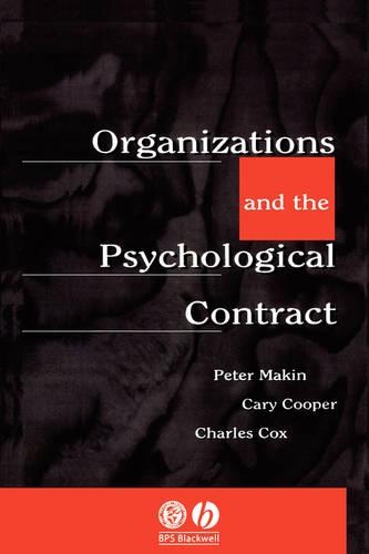 Бумажная книга «Organisations and the Psychological Contract: Managing People at Work», авторов Кэри Купер, Чарльз Кокс - фото №1
