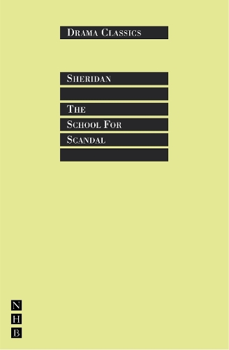 Паперова книга «The School for Scandal», автор Річард Брінслі Шерідан - фото №1