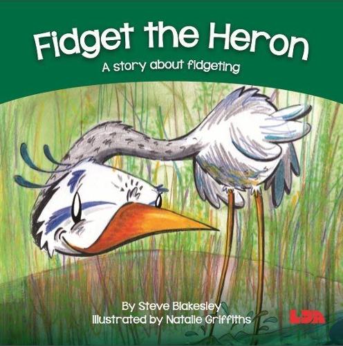 Паперова книга «Fidget the Heron: A story about fidgeting», автор Стів Блейкслі - фото №1