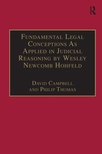 Бумажная книга «Fundamental Legal Conceptions As Applied in Judicial Reasoning by Wesley Newcomb Hohfeld», автор Дэвид Кэмпбелл - фото №1