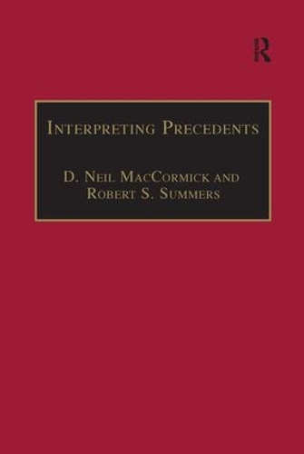 Паперова книга «Interpreting Precedents: A Comparative Study» - фото №1