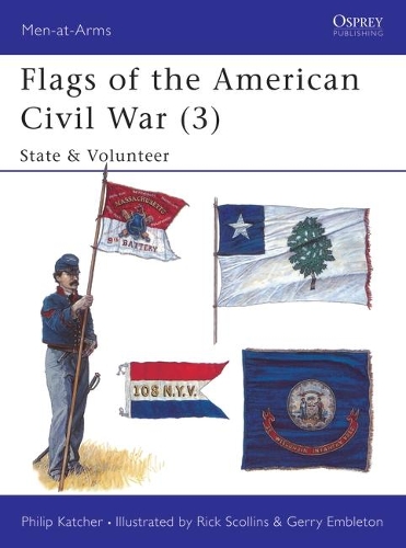 Бумажная книга «Flags of the American Civil War (3): State & Volunteer», автор Филип Кэтчер - фото №1