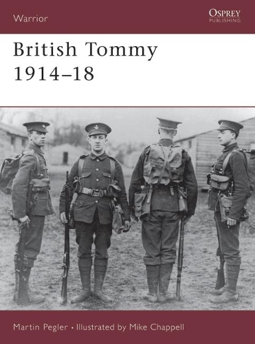 Бумажная книга «British Tommy 1914–18», автор Мартин Пеглер - фото №1