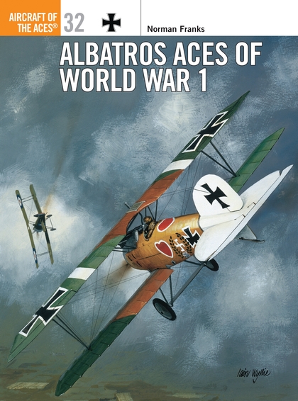 Паперова книга «Albatros Aces of World War 1», автор Норман Френкс - фото №1