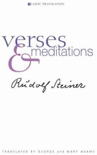 Бумажная книга «Verses and Meditations», автор Рудольф Штайнер - фото №1
