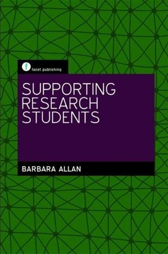 Паперова книга «Supporting Research Students», автор Барбара Аллан - фото №1