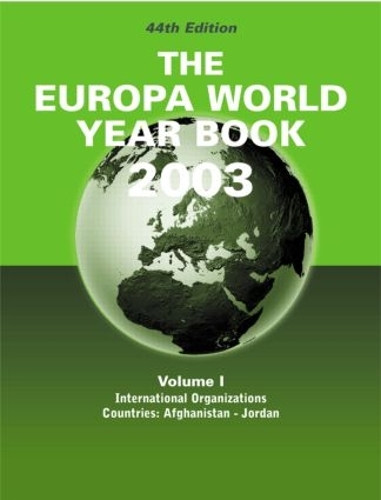 Бумажная книга «Europa World Year Book V1 Usa» - фото №1