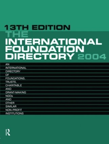 Паперова книга «The International Foundation Directory 2004», автор Europa Publications - фото №1