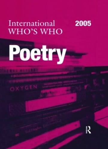 Бумажная книга «International Who's Who in Poetry 2005», автор Europa Publications - фото №1