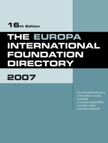 Бумажная книга «The Europa International Foundation Directory 2007», автор Europa Publications - фото №1