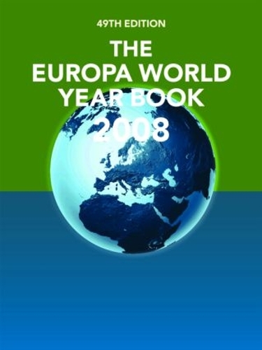 Бумажная книга «The Europa World Year Book 2008» - фото №1