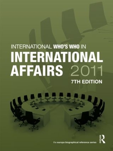 Бумажная книга «Who's Who in International Affairs 2011» - фото №1