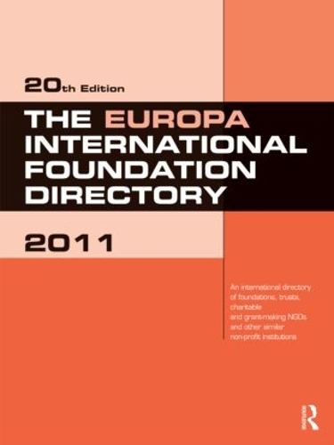 Паперова книга «The Europa International Foundation Directory 2011» - фото №1