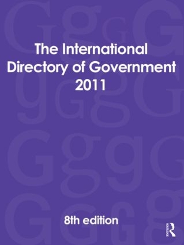 Бумажная книга «The International Directory of Government 2011» - фото №1