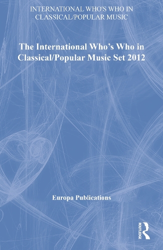 Паперова книга «The International Who's Who in Classical/Popular Music Set 2012» - фото №1