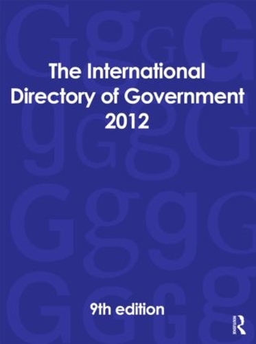 Бумажная книга «The International Directory of Government 2012» - фото №1