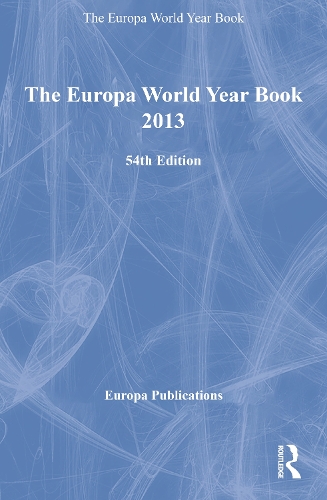 Бумажная книга «The Europa World Year Book 2013» - фото №1