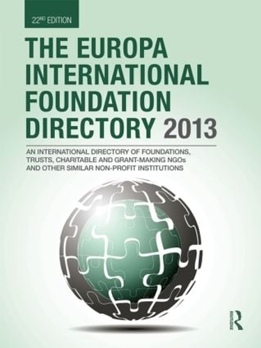 Паперова книга «The Europa International Foundation Directory 2013» - фото №1