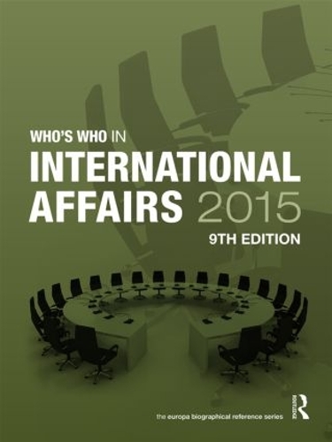 Паперова книга «Who's Who in International Affairs 2015» - фото №1
