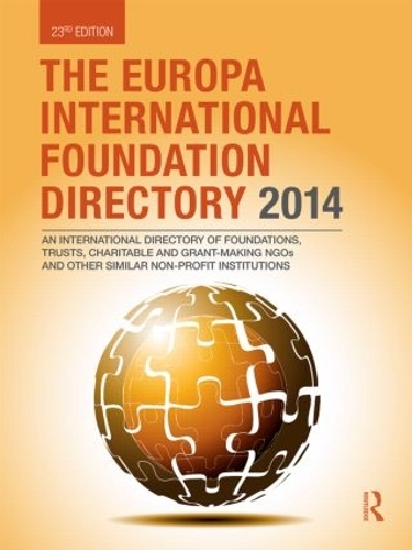Паперова книга «The Europa International Foundation Directory 2014» - фото №1