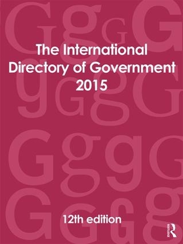 Бумажная книга «The International Directory of Government 2015» - фото №1