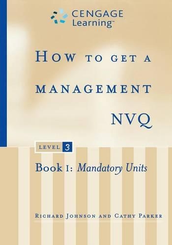 Паперова книга «HTG MGT NVQ LEV 3:BK 1», авторів Кеті Паркер, Річард Джонсон - фото №1