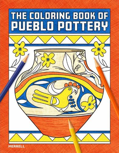Бумажная книга «The Coloring Book of Pueblo Pottery», автор Брайан Валло - фото №1