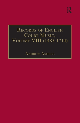 Бумажная книга «Records of English Court Music: Volume VIII : 1485-1714» - фото №1