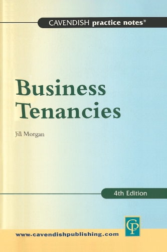 Паперова книга «Practice Notes on Business Tenancies», автор Джилл Морган - фото №1