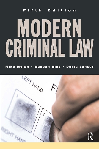 Бумажная книга «Modern Criminal Law: Fifth Edition», автор Майк Молан - фото №1
