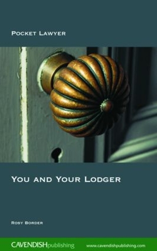Паперова книга «You and Your Lodger», автор Розі Бордер - фото №1